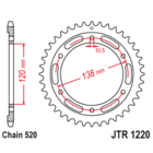 Звезда задняя (ведомая),(сталь) JT 1220.36