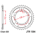 Звезда задняя (ведомая),(сталь) JT 1304.41