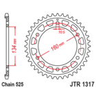Звезда задняя (ведомая),(сталь) JT 1317.43