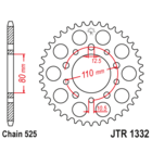 Звезда задняя (ведомая),(сталь) JT 1332.38
