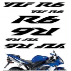 Наклейка на пластик, Yamaha YZF-R6 (decals_r6)