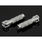 Подножки передние Kawasaki CRAZY IRON серебристые тип 1