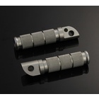 Подножки задние  Yamaha CRAZY IRON серебристые тип 2
