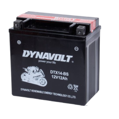 Аккумулятор Dynavolt DTX14-BS, 12V, AGM
