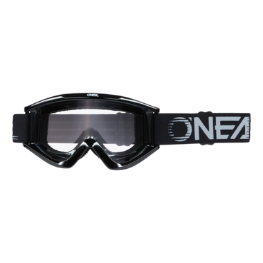 Маска кроссовая ONEAL B-Zero V.22, черный, прозрачные линзы
