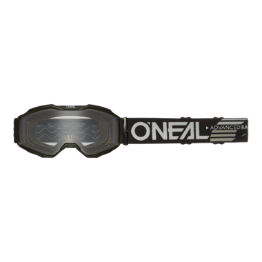 Маска кроссовая ONEAL B-10 Solid V.24, детская, черный, прозрачные линзы