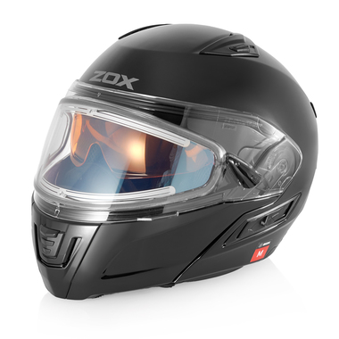 Шлем снегоходный ZOX Condor, стекло с электроподогревом, мат.
