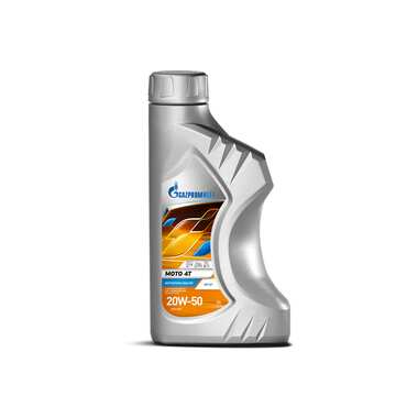 Масло моторное Gazpromneft Moto 20W-50 4Т, 1 л. (253142351)