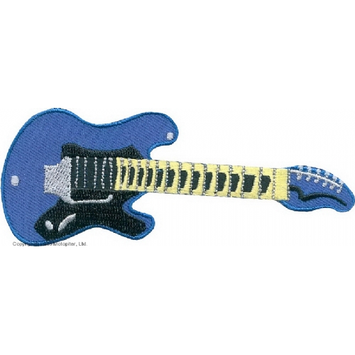 Нашивки Нашивка Guitar blue - Гитара синяя