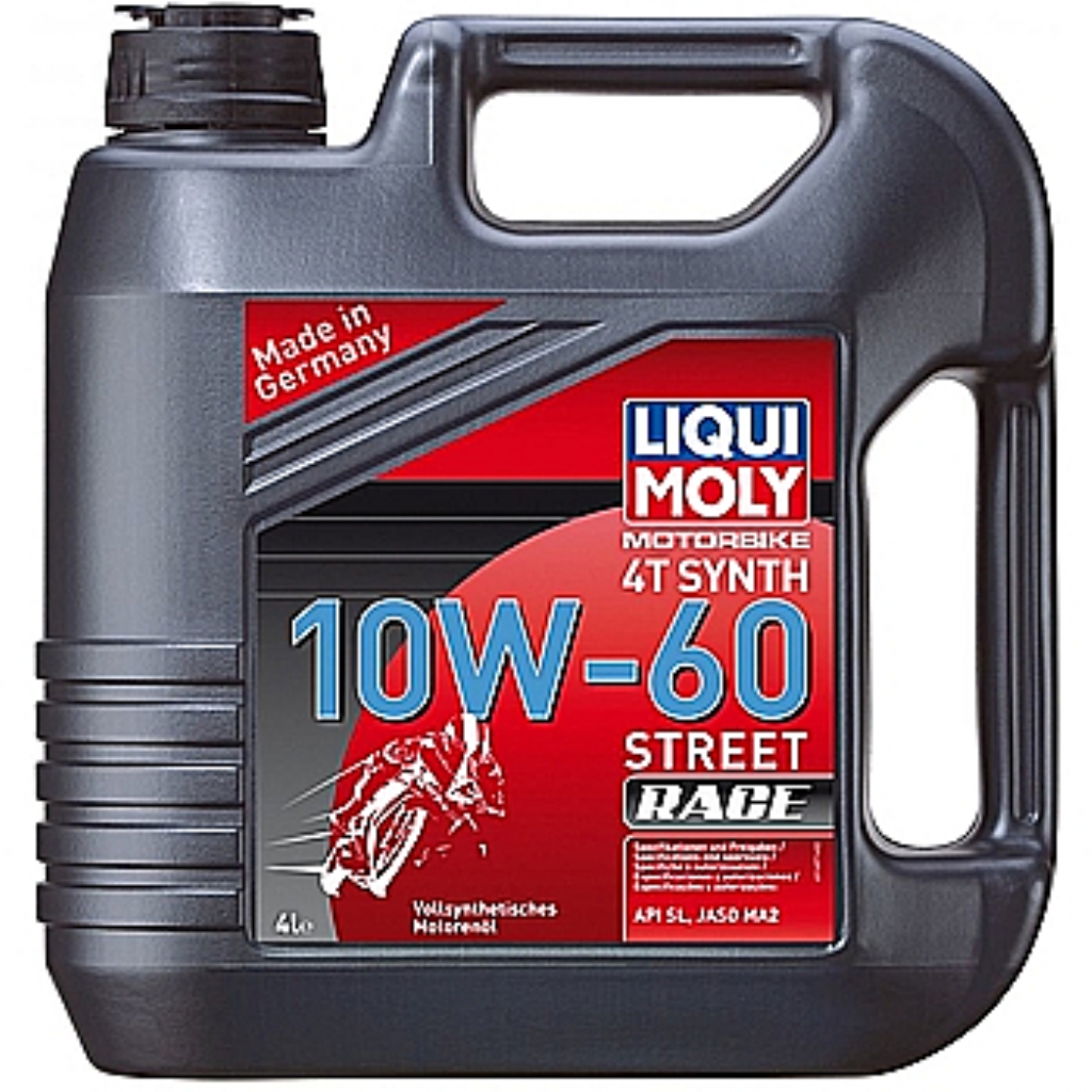 LIQUIMOLY Масло моторное LIQUIMOLY STREET 10W-60 4Т, 4 л. (1687)