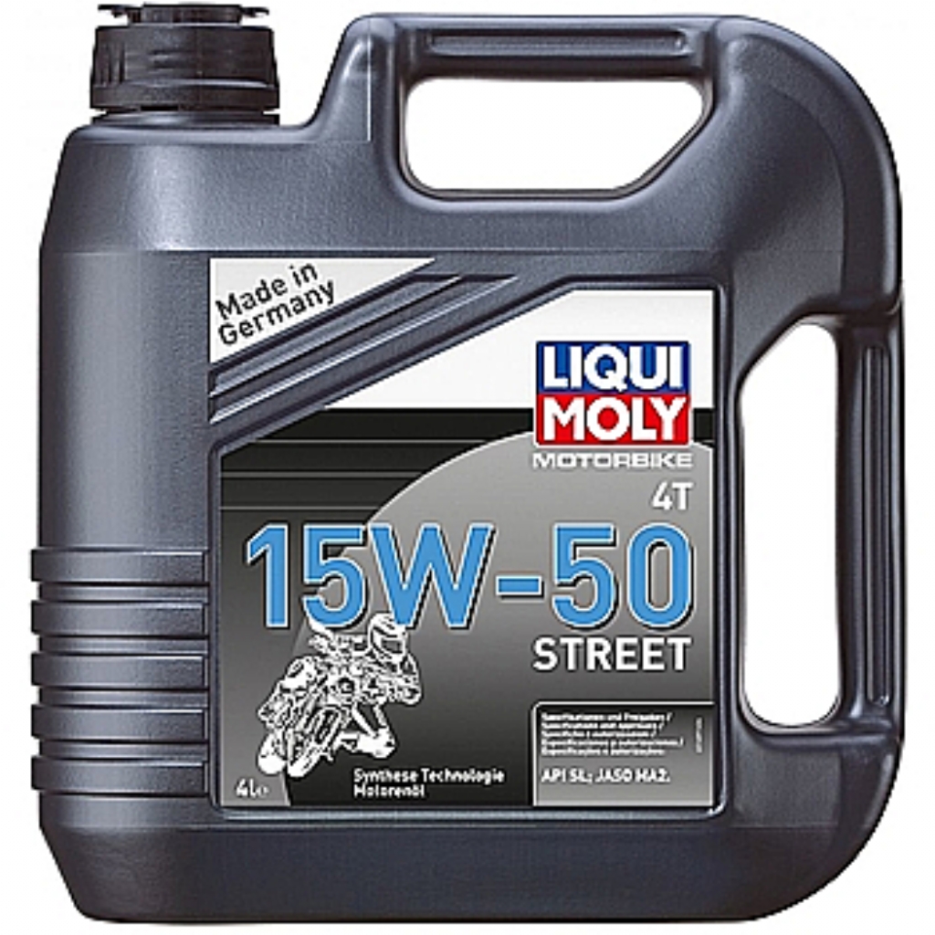 LIQUIMOLY Масло моторное LIQUIMOLY STREET 15W-50 4Т, 4 л. (1689)