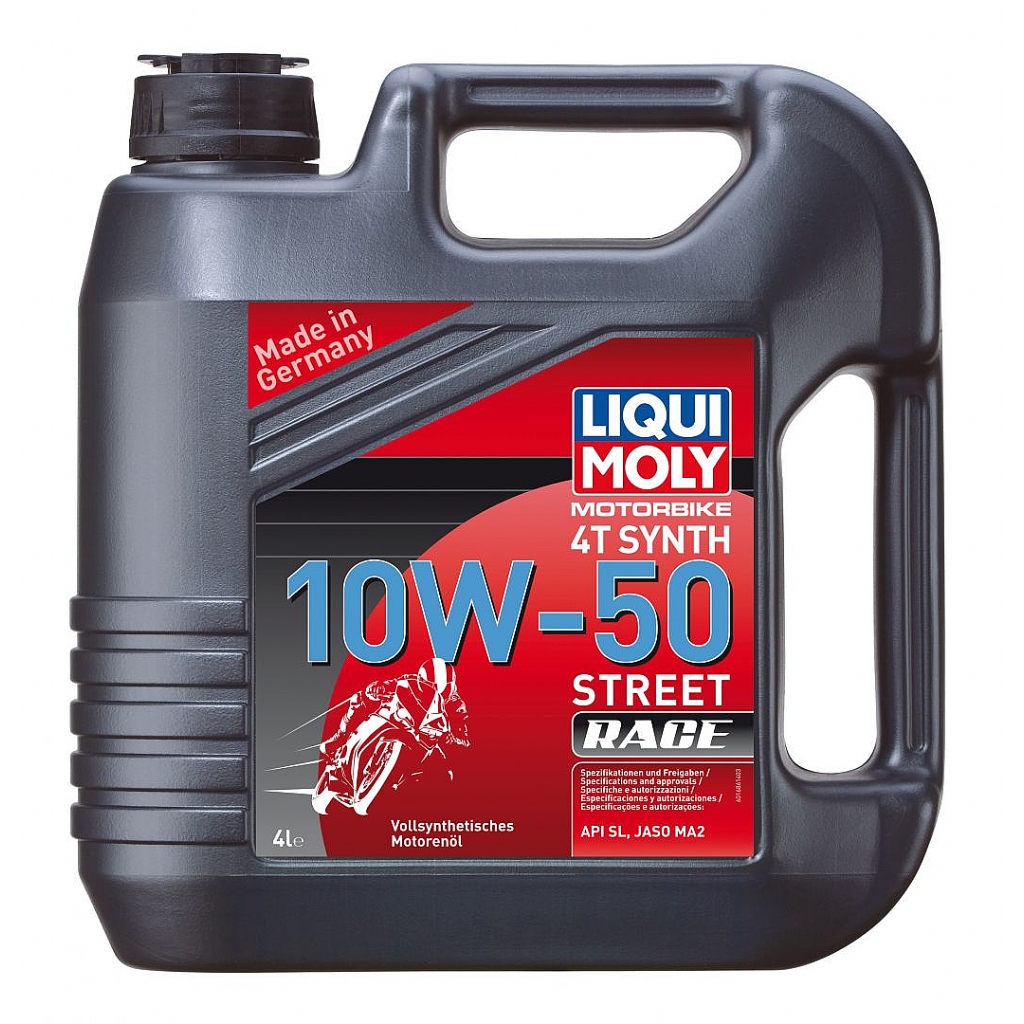 LIQUIMOLY Масло моторное LIQUIMOLY STREET 10W-50 4Т, 4 л. (7508/1686)