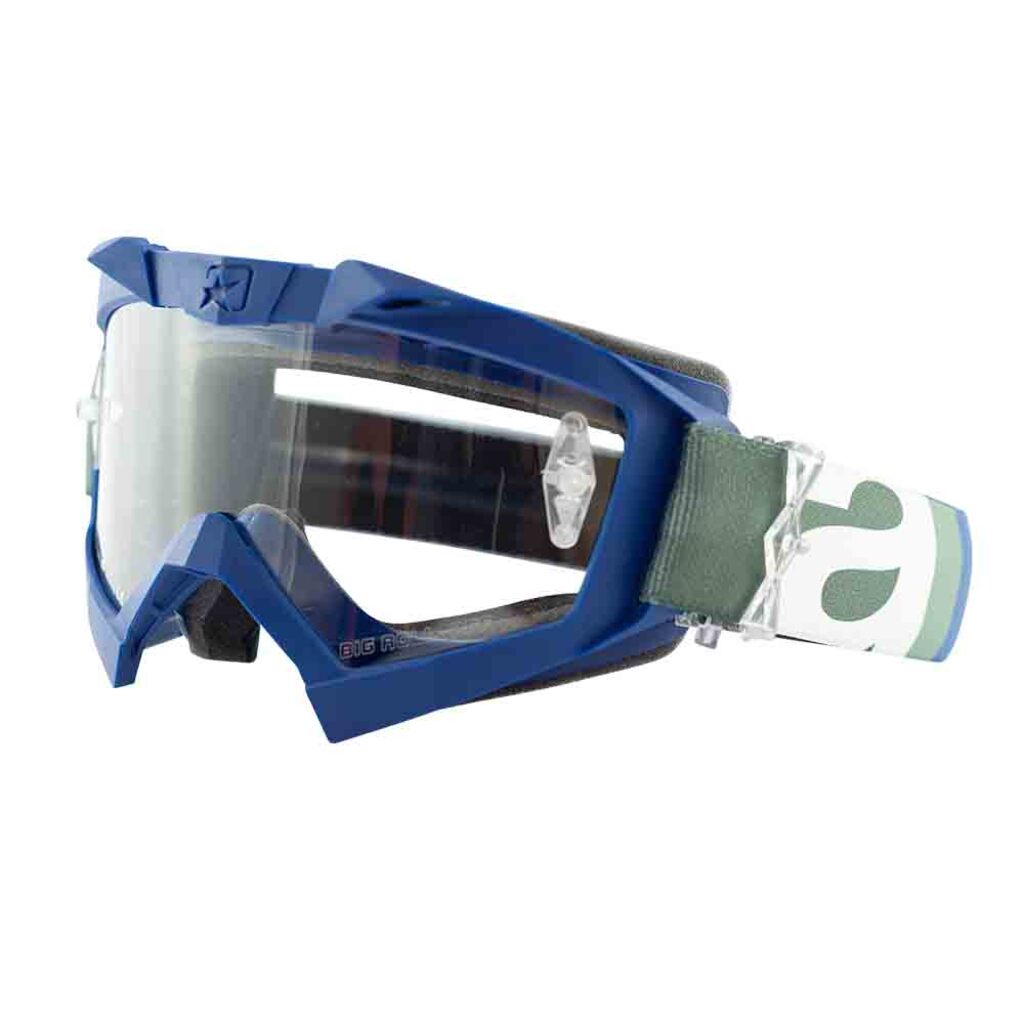 Ariete Маска кроссовая Ariete Primis Plus Blu-Salvia, синий, прозрачные линзы