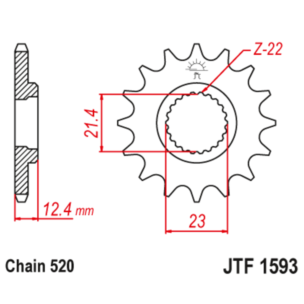 JT Звезда ведущая , JT 1593.14
