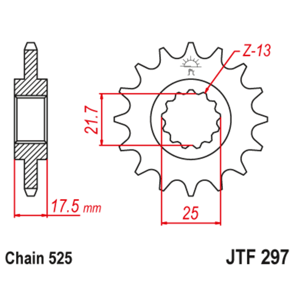 JT Звезда ведущая , JT 297.15