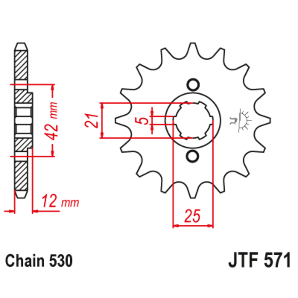 JT Звезда ведущая , JT 571.16
