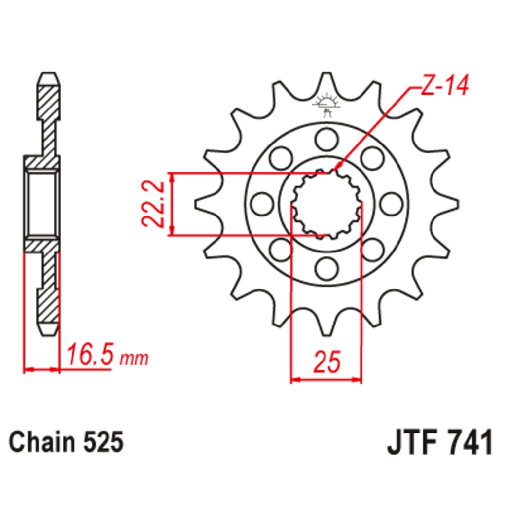 JT Звезда ведущая , JT 741.15
