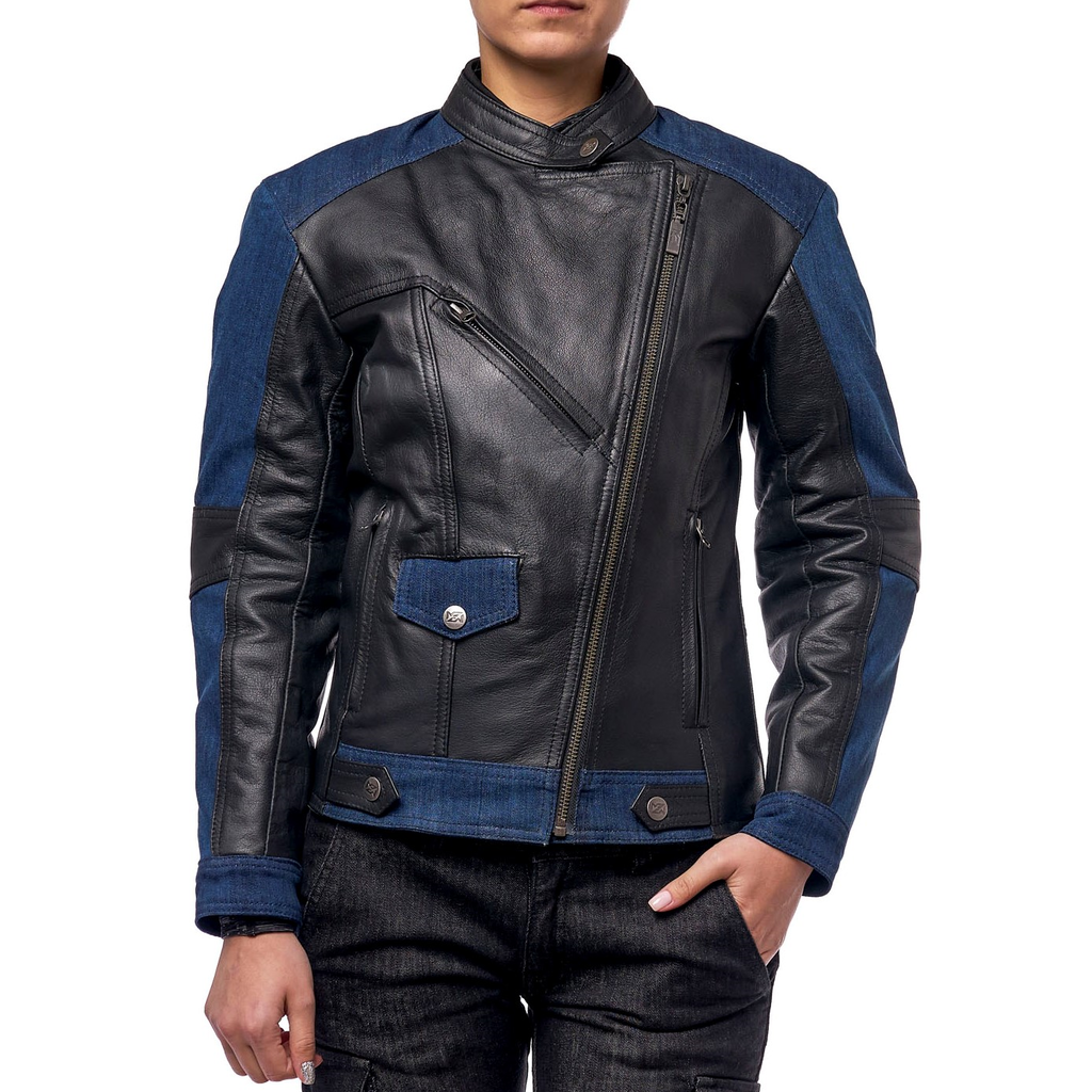 MOTEQ Куртка кожаная  MOTEQ Teacher Jeans, женский