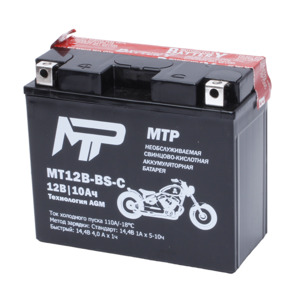 MTP Аккумулятор МТР MT12B-BS-C, 12V, AGM