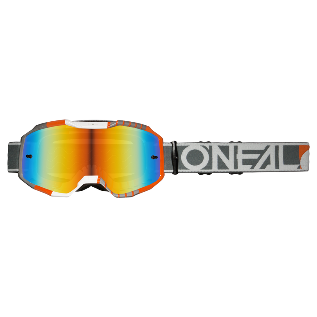 ONEAL Маска кроссовая ONEAL B-10 Duplex V.24, оранжевый, иридиевые линзы