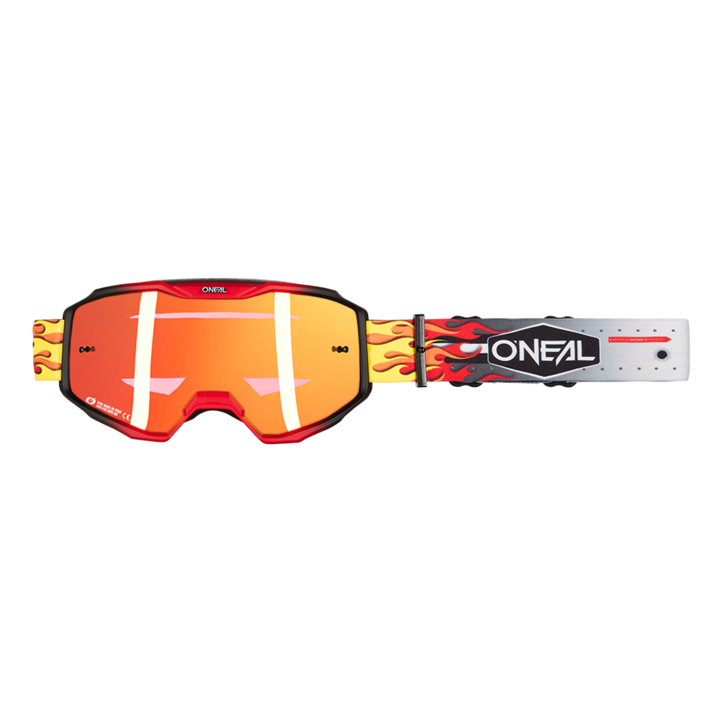 ONEAL Маска кроссовая ONEAL B-10 HR, разноцветный, зеркальные линзы
