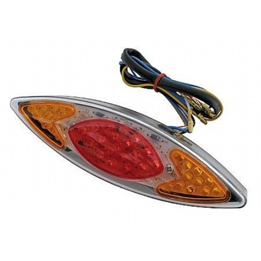 PW Стоп-сигнал Highway Hawk MULTILED с поворотниками