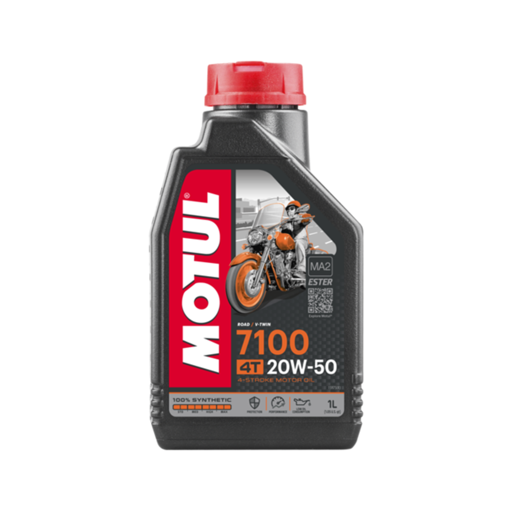 MOTUL Масло моторное MOTUL 7100 20W-50 4Т, 1 л. (104103/104217/112157/112908)