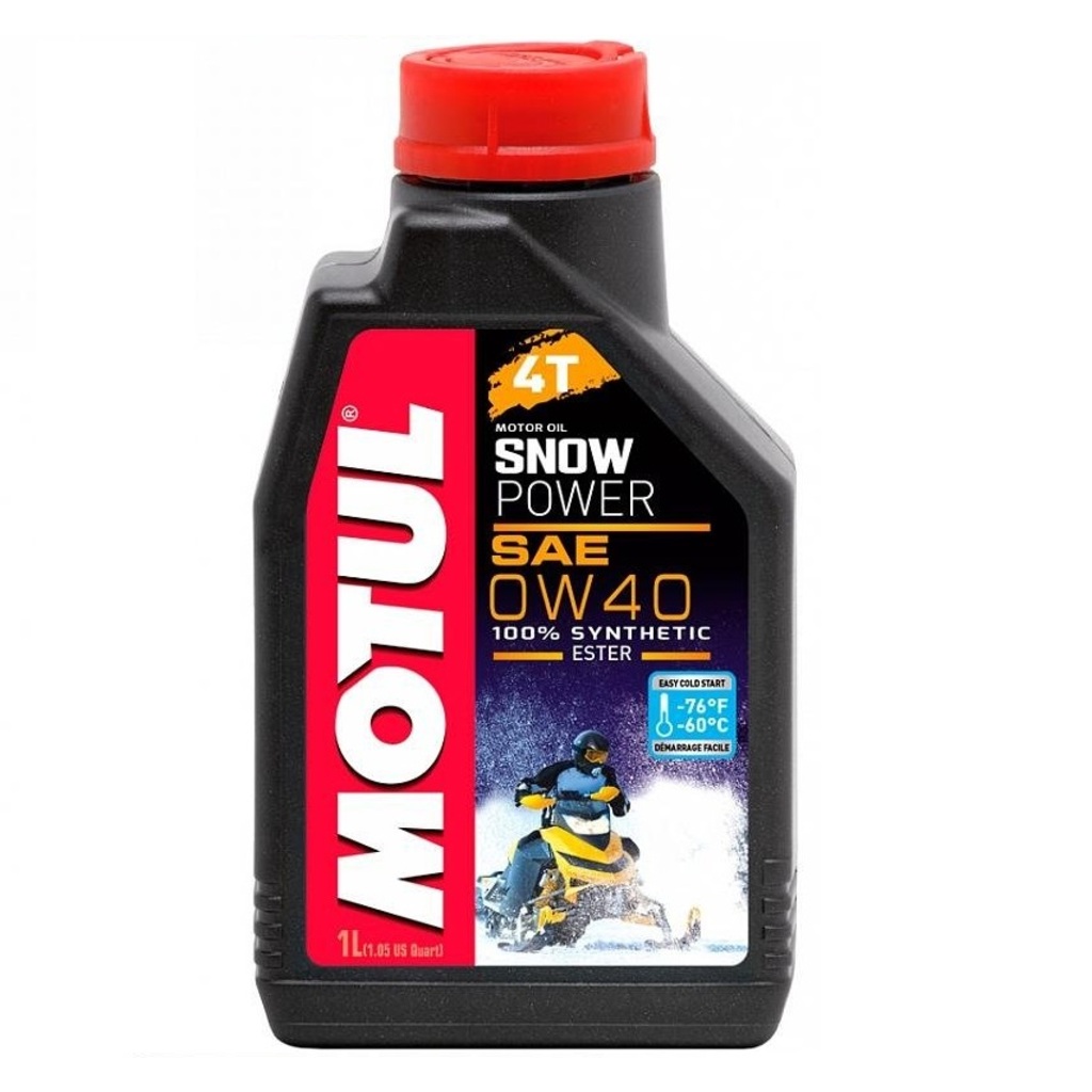 MOTUL Масло моторное MOTUL SNOWPOWER 0W-40 4Т, 1 л. (105891)