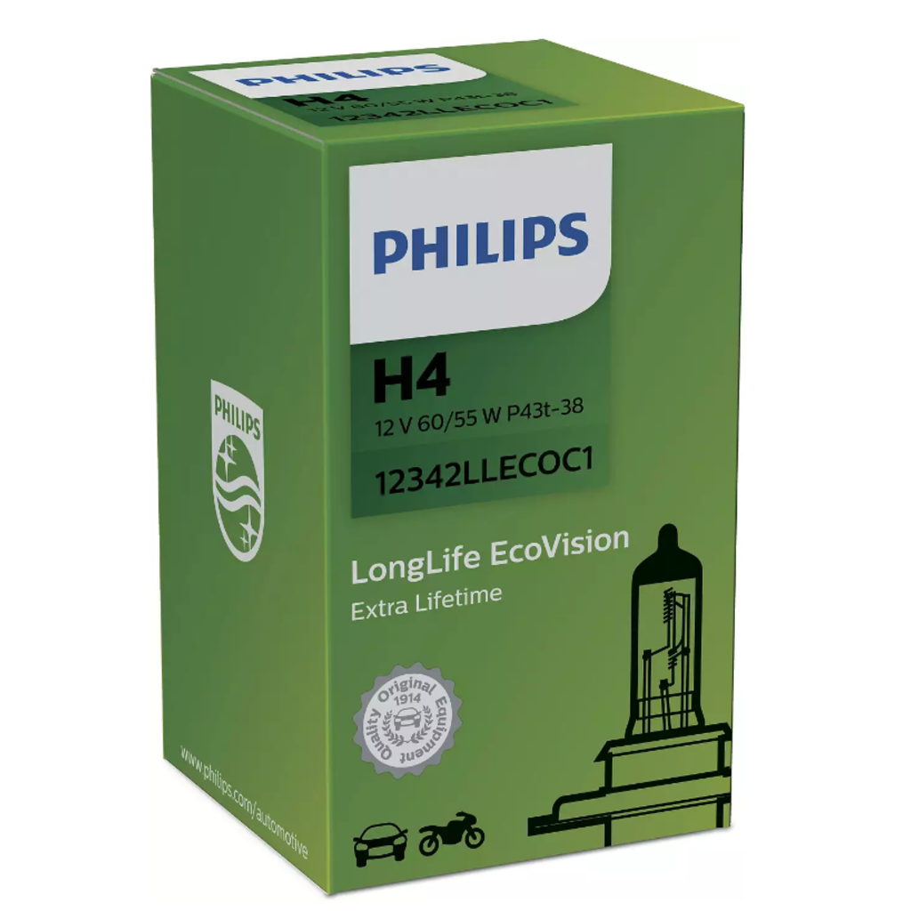Philips Лампочка головного света H4