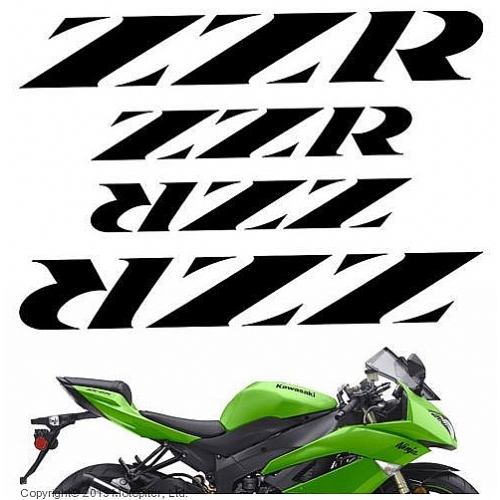 CRAZY IRON Наклейка на пластик, Kawasaki ZZR (decals_zzr)