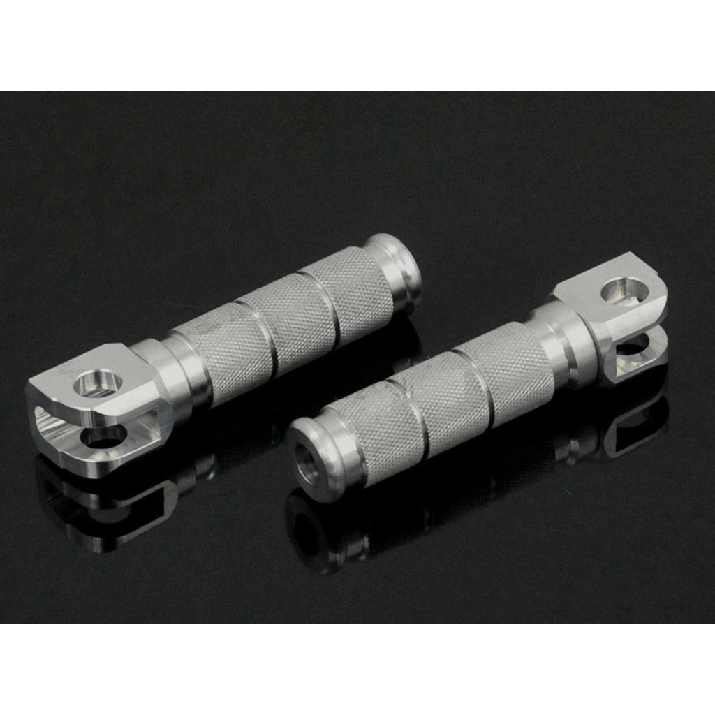 CRAZY IRON Подножки передние Kawasaki CRAZY IRON серебристые тип 1