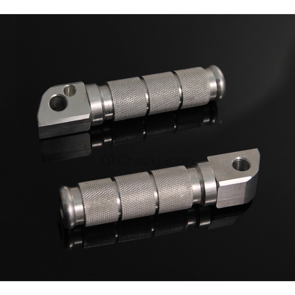 CRAZY IRON Подножки задние  Yamaha CRAZY IRON серебристые тип 3