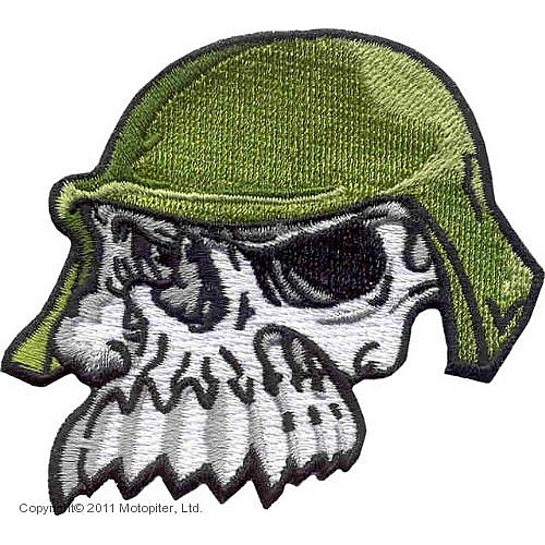 Нашивки Skull Toother-Череп в каске.