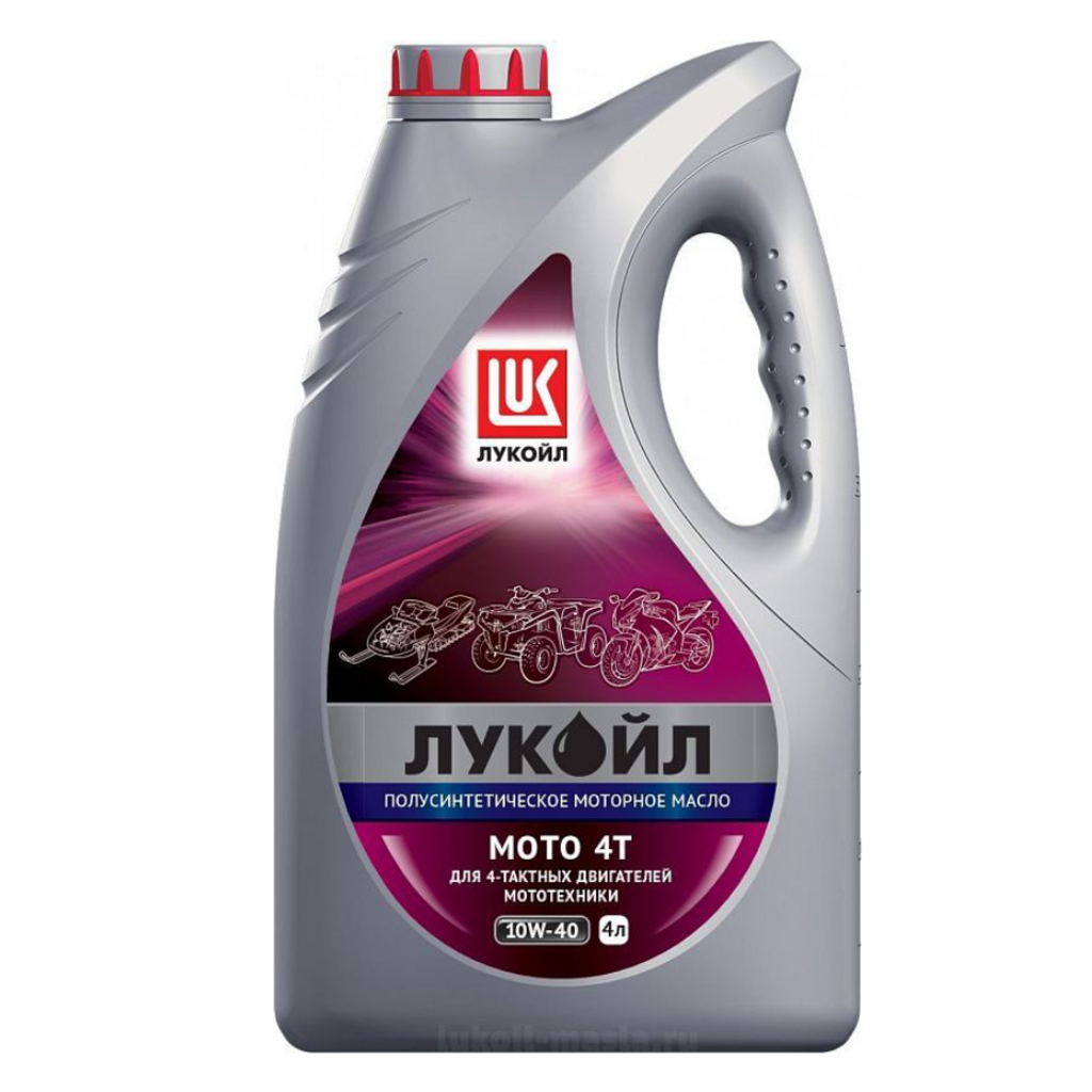 Лукойл Масло моторное Лукойл Moto 10W-40 4Т, 4 л. (1595328)