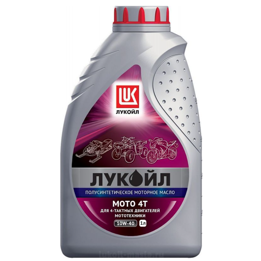Лукойл Масло моторное Лукойл Moto 10W-40 4Т, 1 л. (1595329)